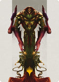 Kozilek, the Broken Reality Art Card (Gold-Stamped Planeswalker Symbol)