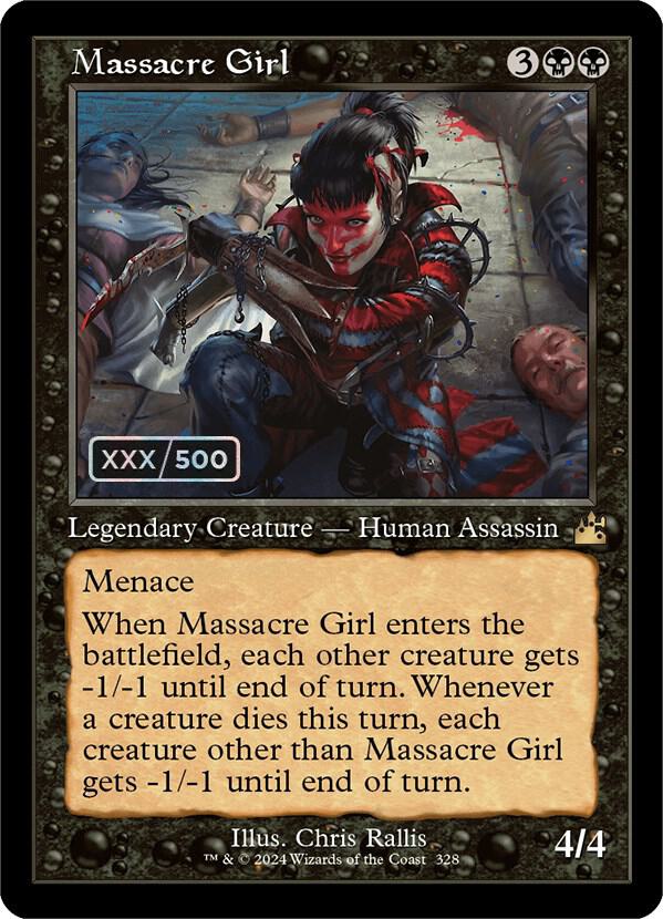 Massacre Girl (Retro Frame) (Serial Numbered)