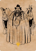 Alaundo the Seer Art Card (Gold-Stamped)