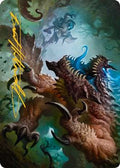 Basilisk Art Card (Gold-Stamped Signature)