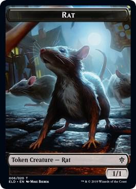 Rat // Food (016) Double-Sided Token