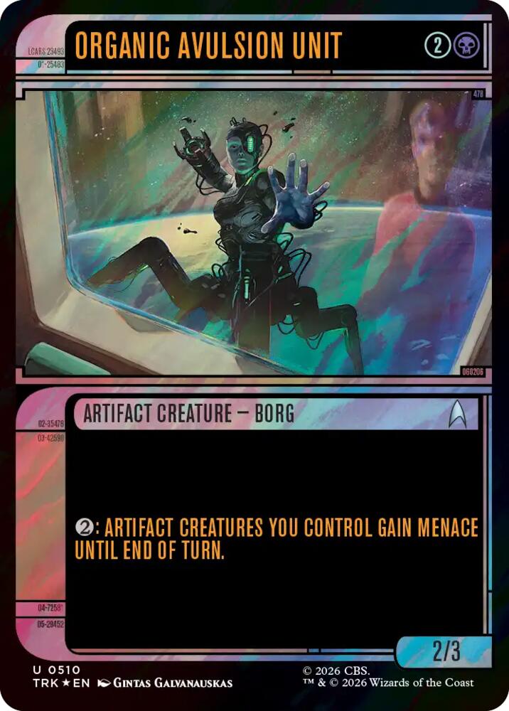 Organic Avulsion Unit (Showcase) (Surge Foil) [Star Trek]