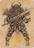 Sarevok, Deathbringer Art Card (Gold-Stamped Signature)