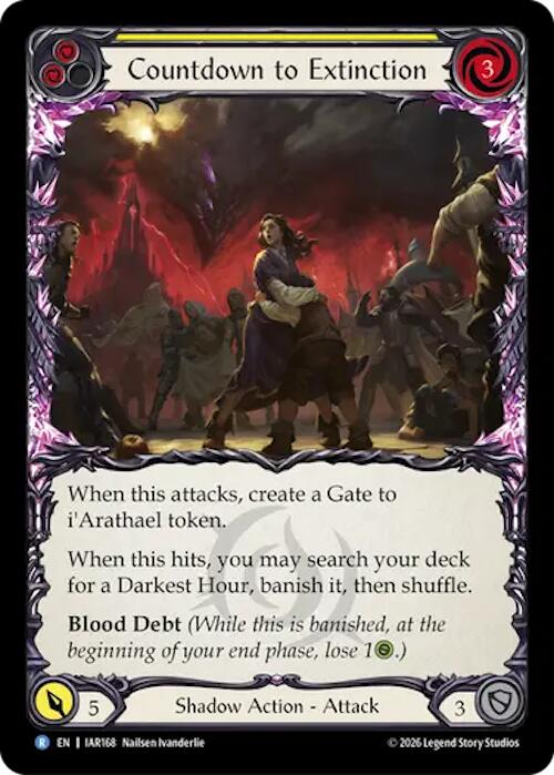 Countdown to Extinction (Yellow) [Usurp the Shadow Throne]