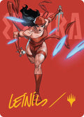 Elektra, Daughter of the Hand Art Card (Gold-Stamped Signature)