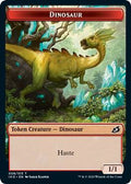 Dinosaur // Human Soldier (004) Double-Sided Token