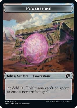 Powerstone // Soldier (009) Double-Sided Token