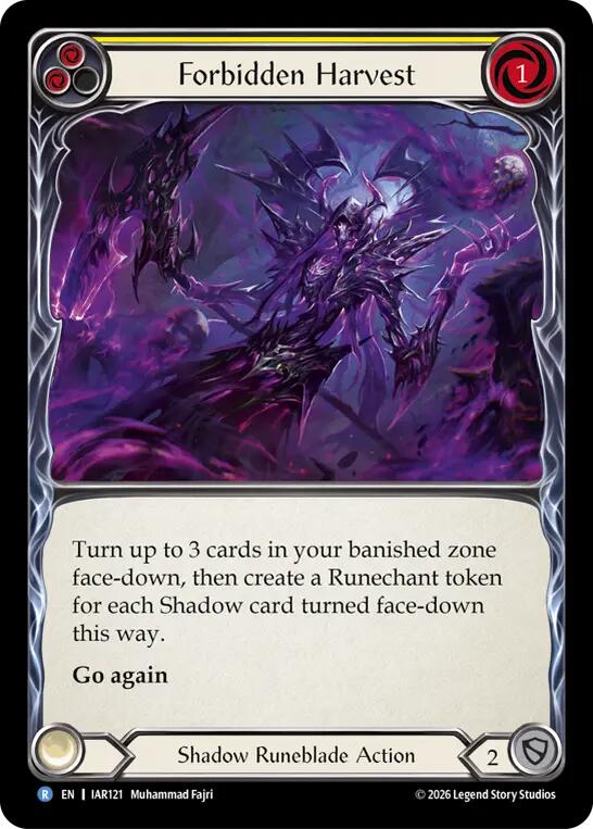 Forbidden Harvest [Usurp the Shadow Throne]