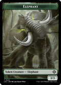 Elephant // Dinosaur Double-Sided Token