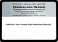 Code Card - Silver Tempest Single Pack Blister [Basculin]