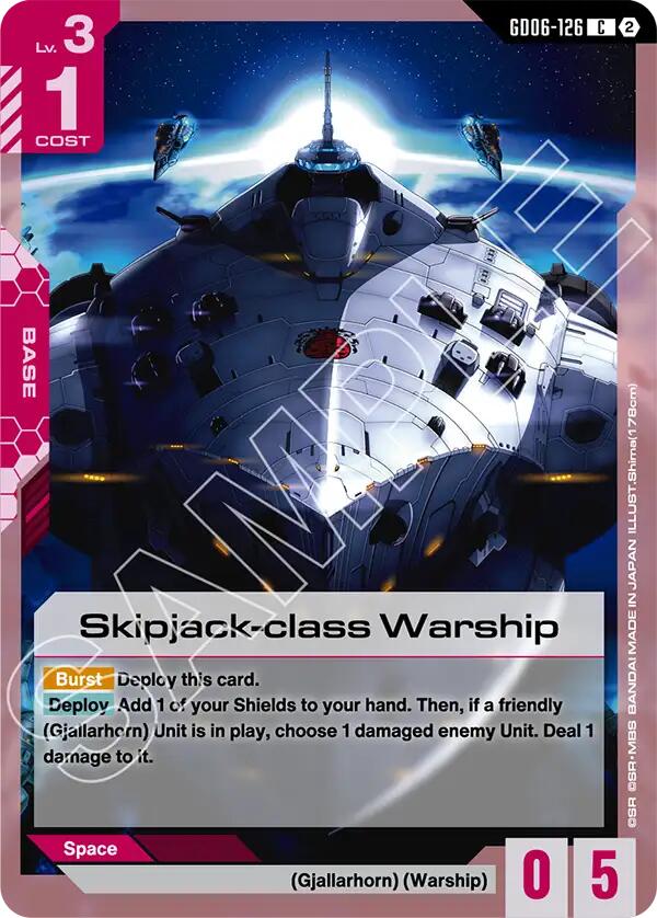 Skipjack-class Warship - GD06-126 [Stardust Trails]