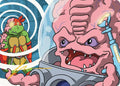 Krang, Master Mind Art Card (25/54) (Gold-Stamped Signature)