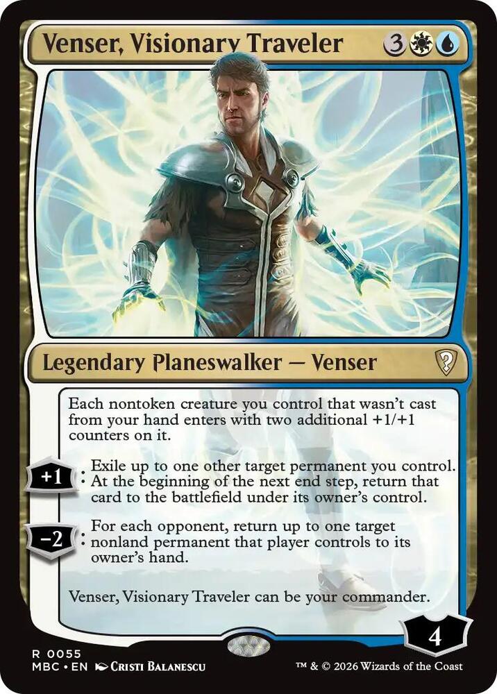 Venser, Visionary Traveler [Mystery Booster Commander Edition]