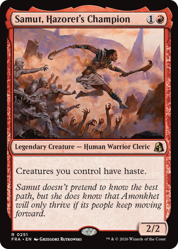 Samut, Hazorer's Champion