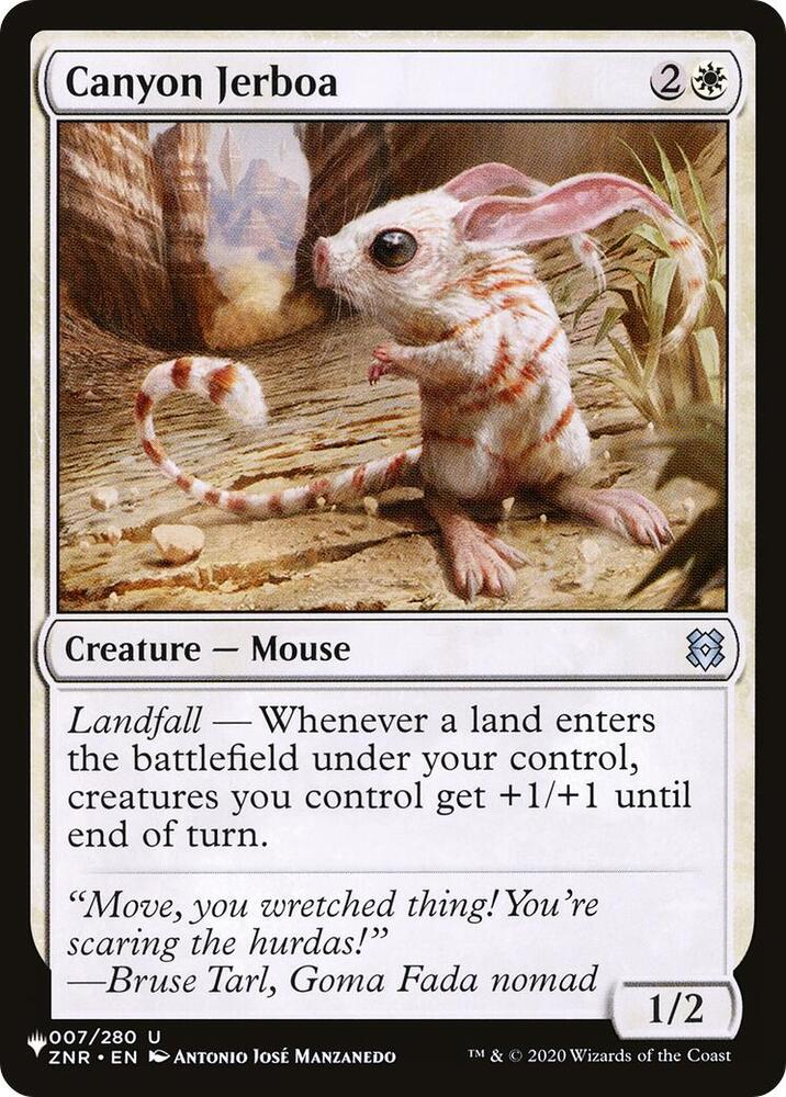 Canyon Jerboa [The List Reprints]