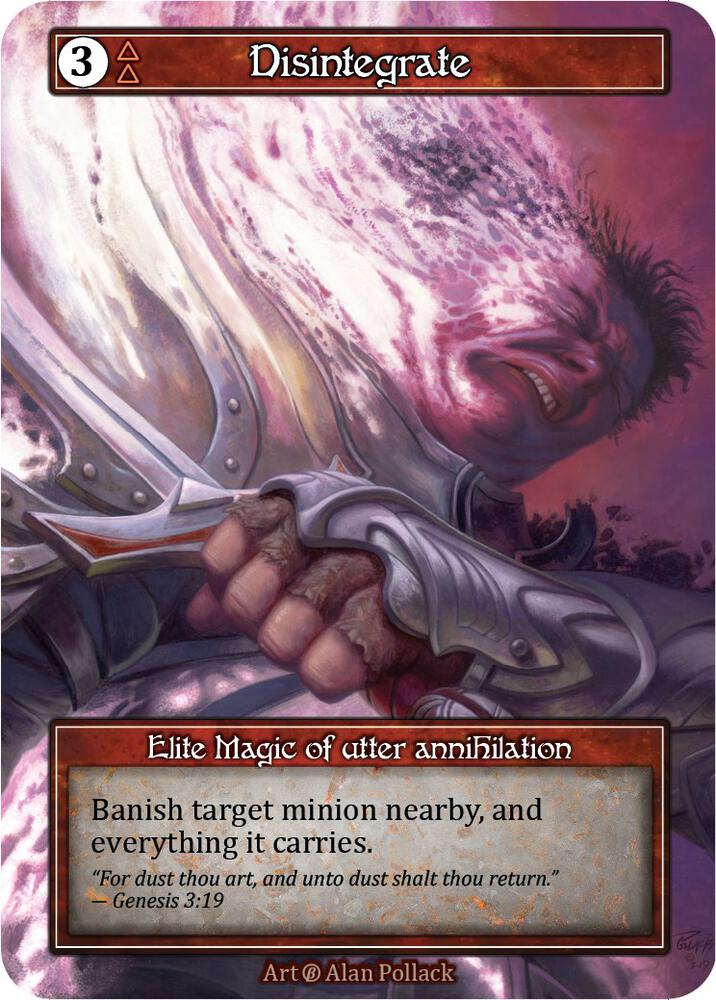 Disintegrate (Foil)