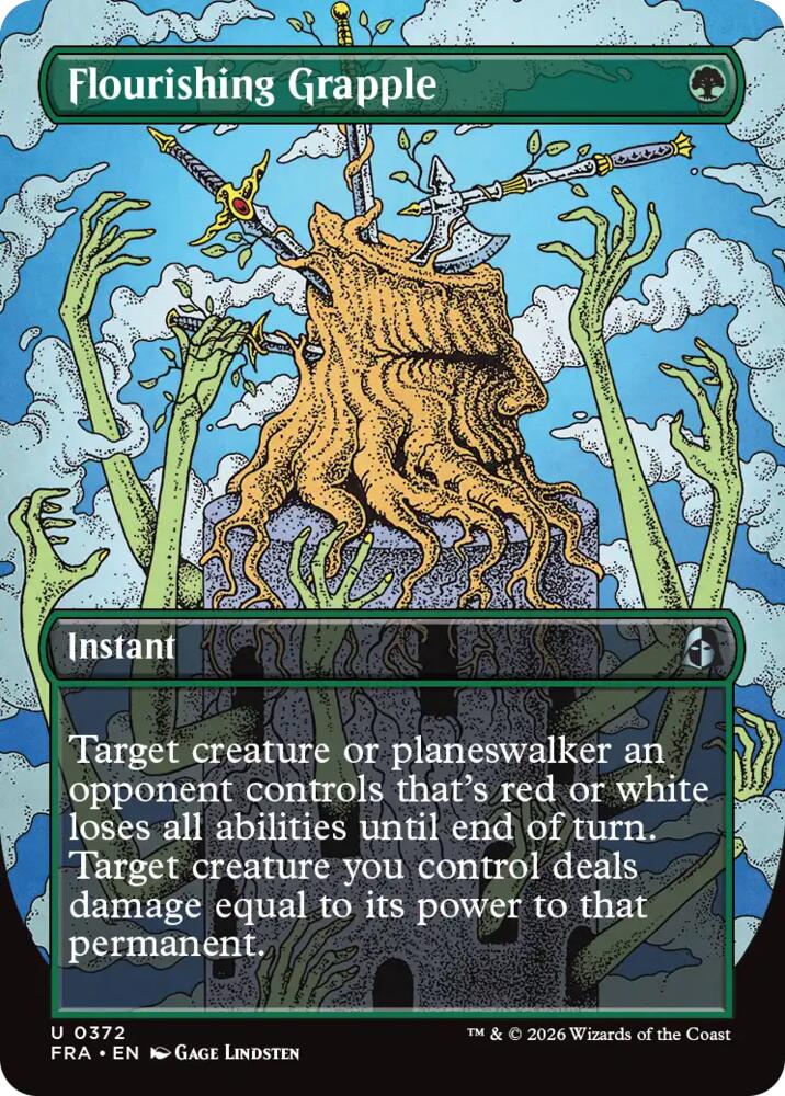 Flourishing Grapple (Borderless)