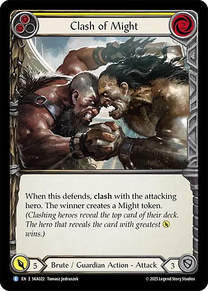 Clash of Might (Yellow)