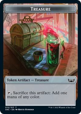 Treasure (015) // Rhino Warrior Double-Sided Token