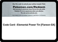 Code Card - Elemental Power Tin [Flareon GX]