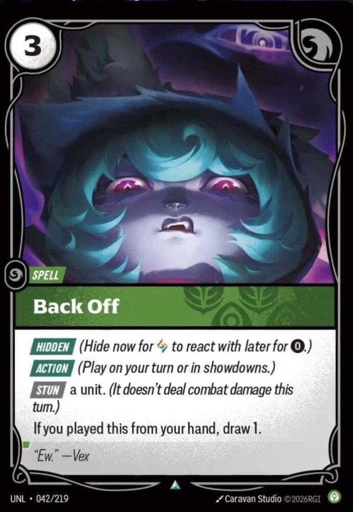 Back Off