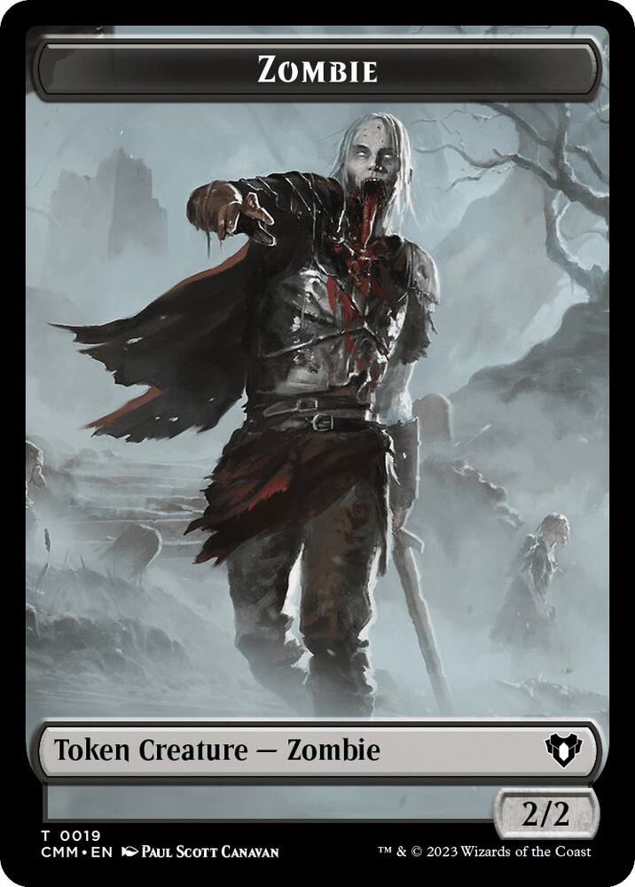 Zombie (0019) // Cat (0005) Double-Sided Token