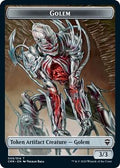 Golem // Rock Double-Sided Token