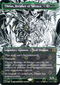 Thrun, Breaker of Silence (Borderless) (Step-and-Compleat Foil)