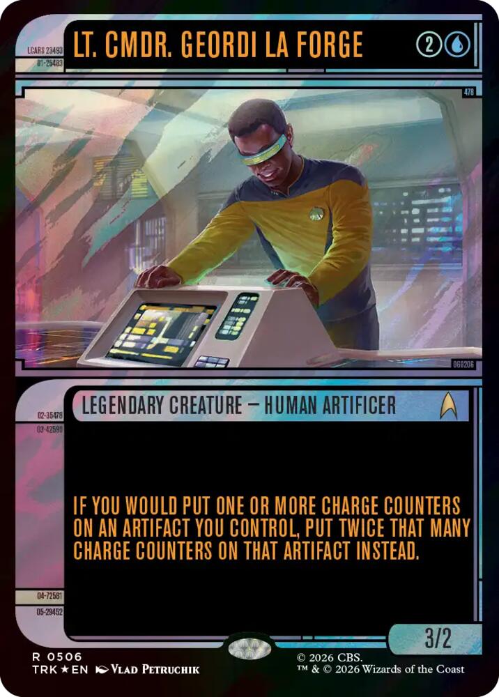 Lt. Cmdr. Geordi La Forge (Showcase) (Surge Foil) [Star Trek]