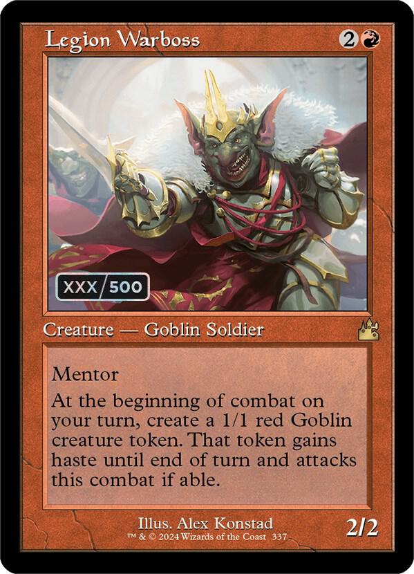 Legion Warboss (Retro Frame) (Serial Numbered)