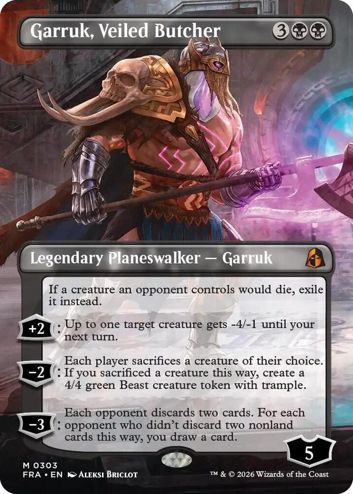 Garruk, Veiled Butcher (Borderless)