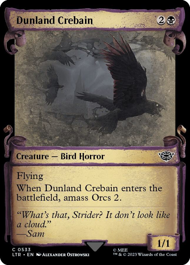 Dunland Crebain (Showcase Scrolls)