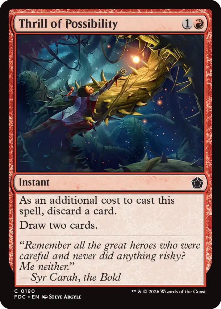 Thrill of Possibility [Commander: Foundations]