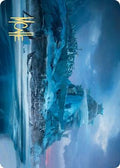 Port of Karfell Art Card (Gold-Stamped Signature)