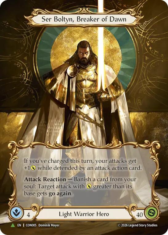 Ser Boltyn, Breaker of Dawn (Marvel) - CON005
