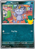 Alolan Meowth - 089/128 [ME: 30th Celebration]