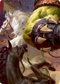 Tuffnut, Bumbling Hulkster // Kayo, Underhanded Cheat Double Sided Art Card (Middle Right)