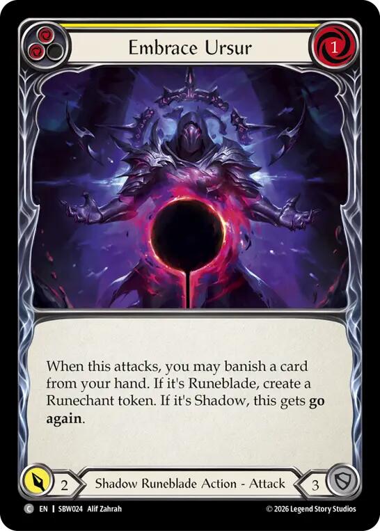 Embrace Ursur (Yellow) [Silver Age: Usurp the Shadow Throne]