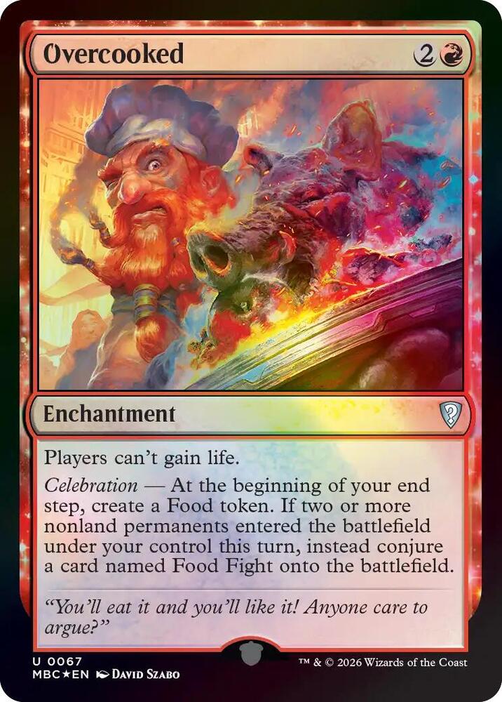 Overcooked [Mystery Booster Commander Edition]