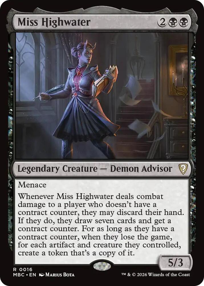 Miss Highwater [Mystery Booster Commander Edition]