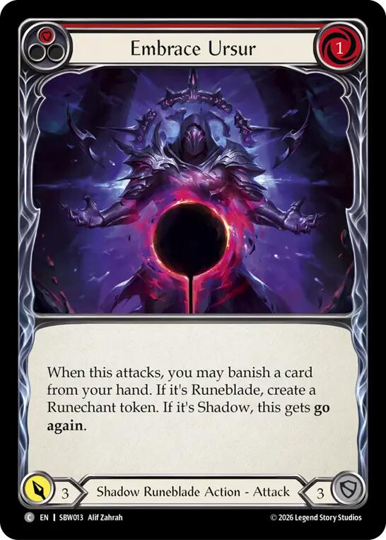 Embrace Ursur (Red) [Silver Age: Usurp the Shadow Throne]