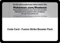 Code Card - Fusion Strike Booster Pack