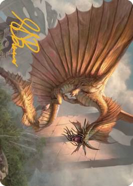 Ancient Gold Dragon Art Card (28/81) (Gold-Stamped Signature)
