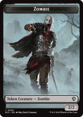 Zombie // Elf Warrior Double-Sided Token