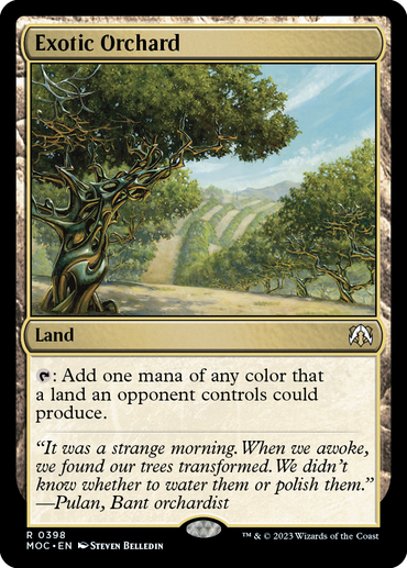 Exotic Orchard [March of the Machine Commander]