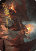 Rakdos, Patron of Chaos Art Card (22/49) (Gold-Stamped Signature)