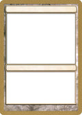 2004 World Championship Blank Card