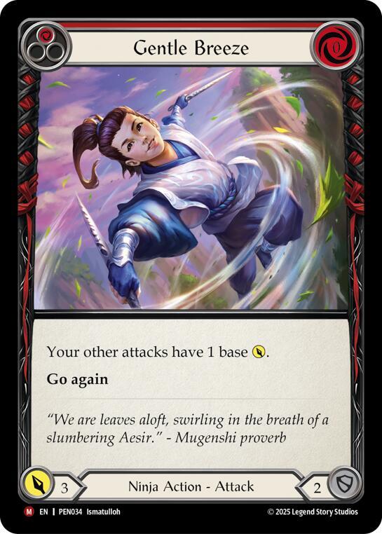 Gentle Breeze (Red)