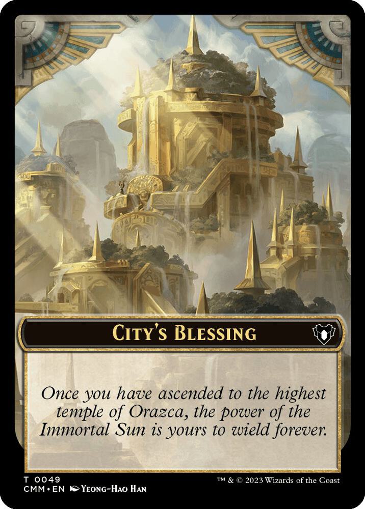 City's Blessing // Dragon Egg Double-Sided Token