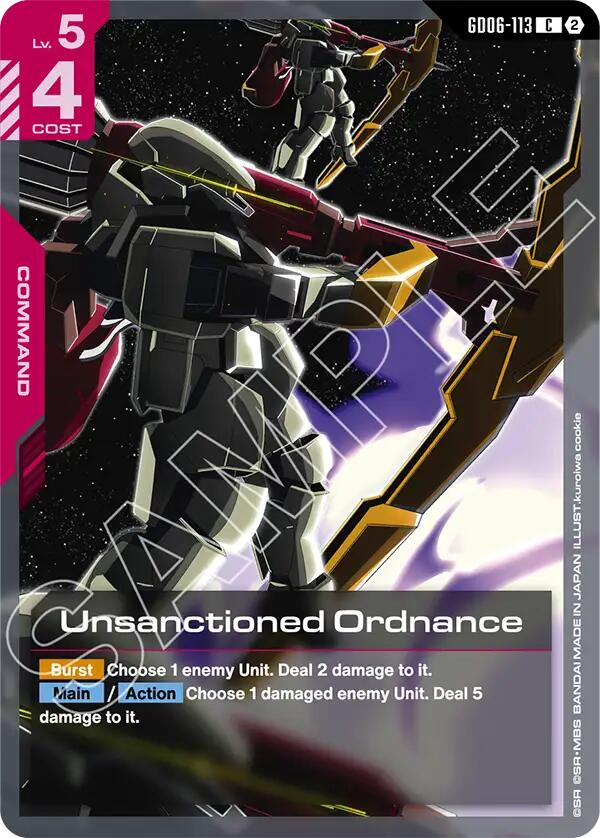 Unsanctioned Ordnance - GD06-113 [Stardust Trails]